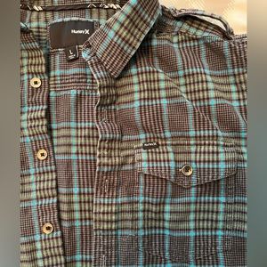 Hurley Flannel - men’s large Hurley Flannel button up shirt. Great condition